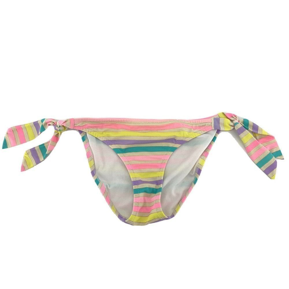 Victorias Secret Colorful Striped Bikini Bottom S